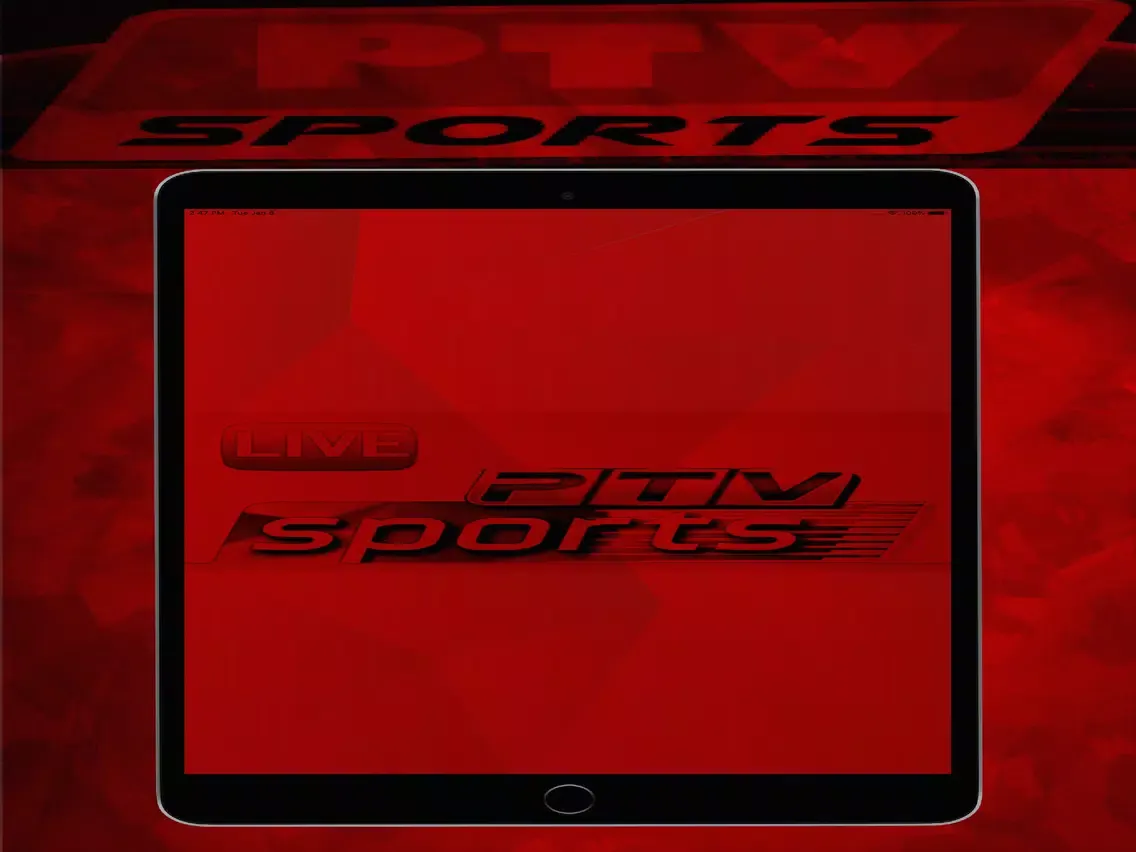 Tangkapan layar Ptv Live Sport Cric & Football iPad 