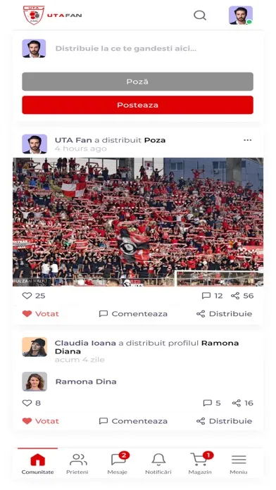UTA Fan سکرین شاٹس
