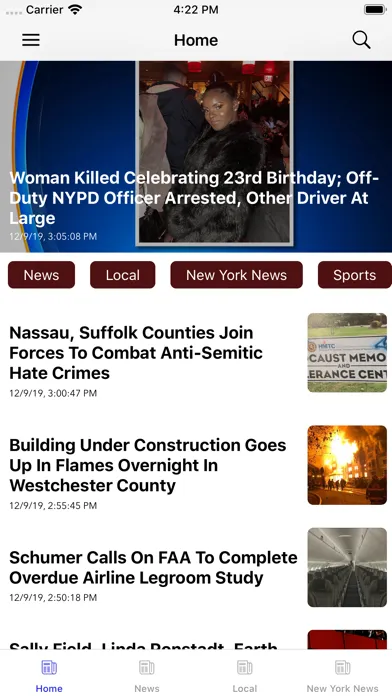 New York Local News & Sports سکرین شاٹس