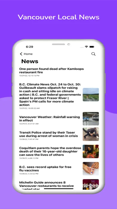Vancouver Local News & Sports应用截图
