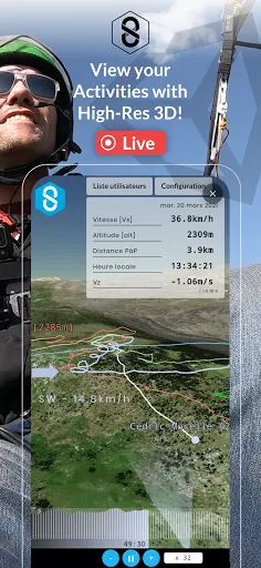 SportsTrackLive 3D Outdoor Map Screenshots