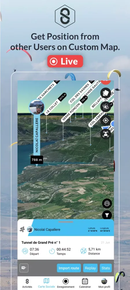 SportsTrackLive 3D Plus Screenshots