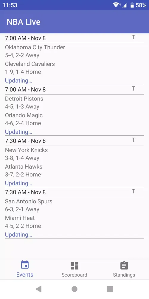 NBA Live應用截圖