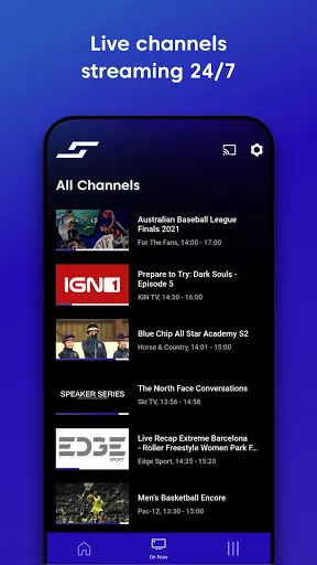 Tangkapan skrin SportsTribal: Watch Sport Live