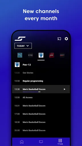 Tangkapan skrin SportsTribal: Watch Sport Live
