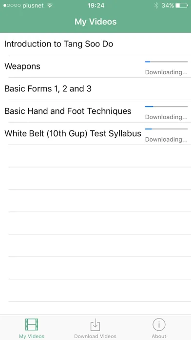 Capturas de tela do Tang Soo Do Syllabus