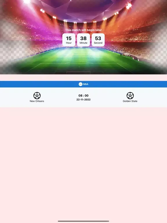 LiveScore Sports iPad  স্ক্রিনশট