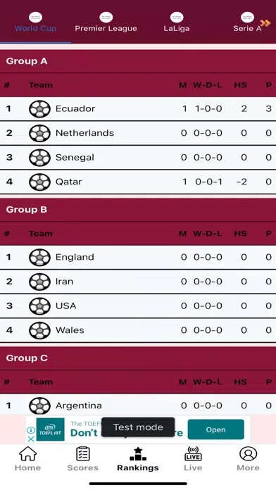LiveScore Sports স্ক্রিনশট