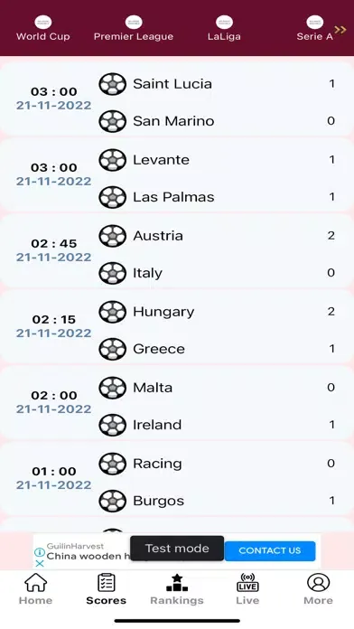 LiveScore Sports স্ক্রিনশট