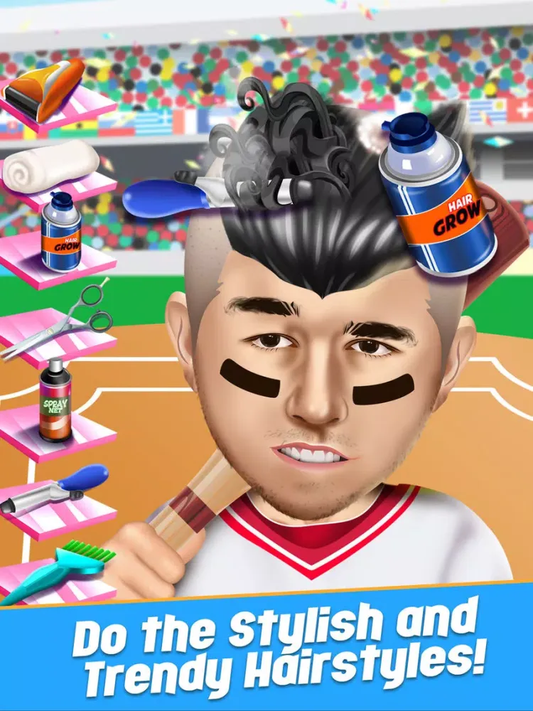تصاویر Athlete Shave Salon Kid Games (Girls & Boys) iPad 