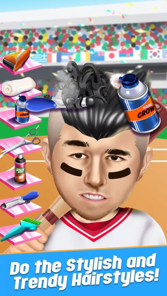 تصاویر Athlete Shave Salon Kid Games (Girls & Boys)