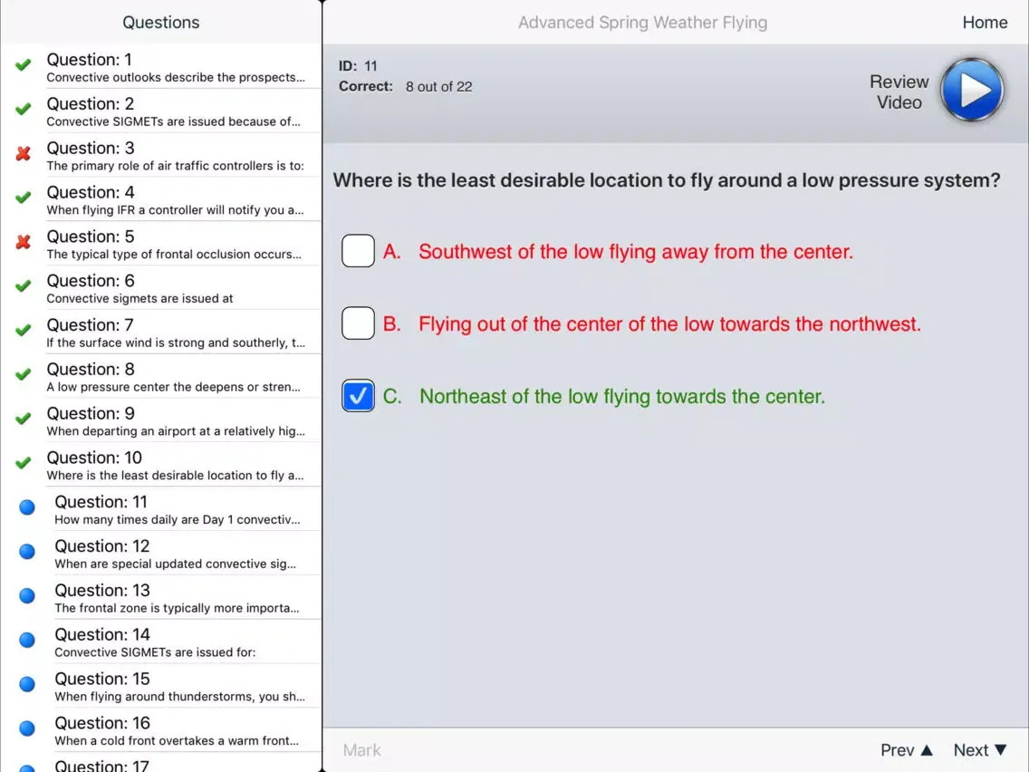 Advanced Spring Weather Flying iPad  স্ক্রিনশট
