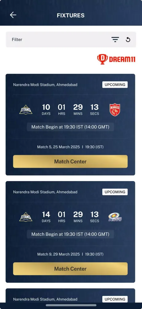 Ảnh chụp màn hình của Titans FAM