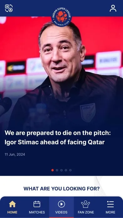 Captures d'écran de Indian Super League Official