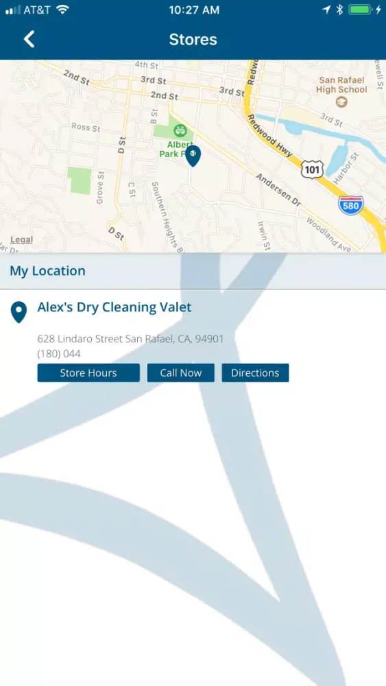 Alex's Dry Cleaning Valet スクリーンショット