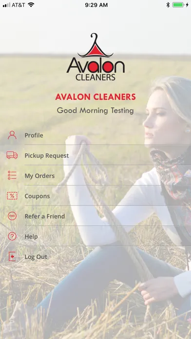 Capturas de tela do Avalon Cleaners
