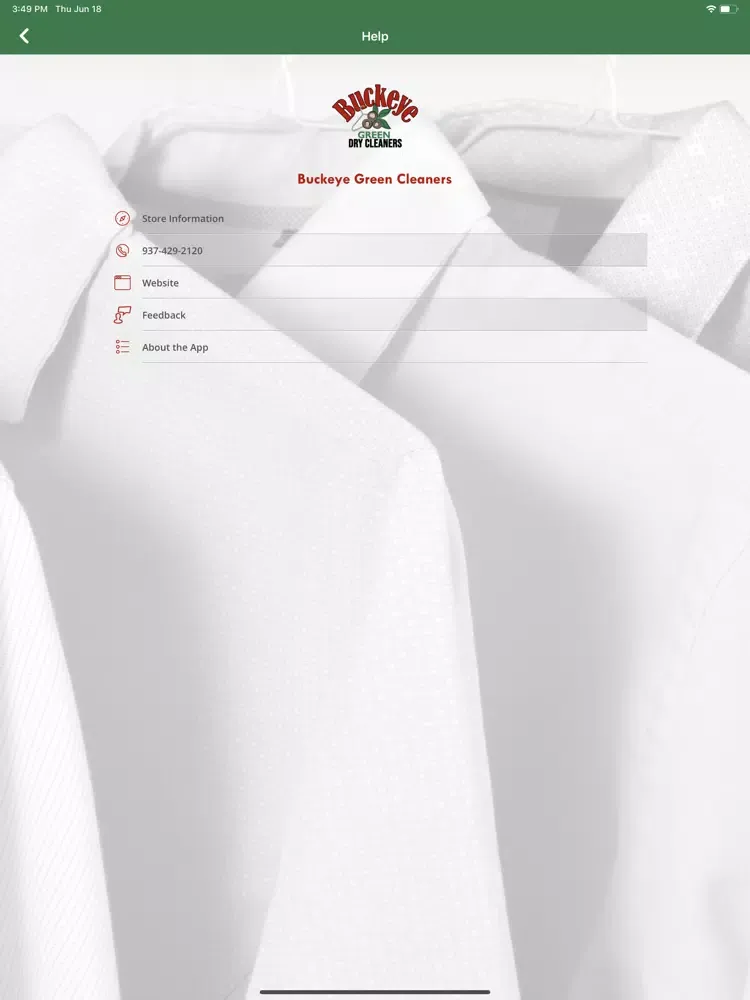 Buckeye Green Cleaners iPad  Screenshots