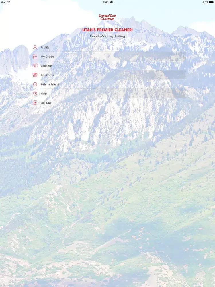 Capturas de tela do Canyon View Cleaners iPad 