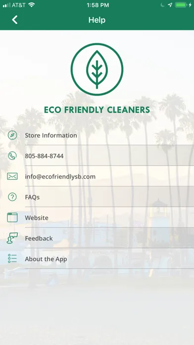 Tangkapan skrin Eco Friendly Cleaners