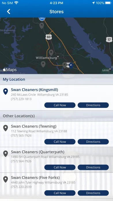 Screenshot di Swan Cleaners