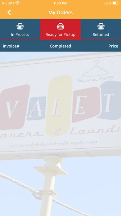 Valet Cleaners and Laundry Screenshots