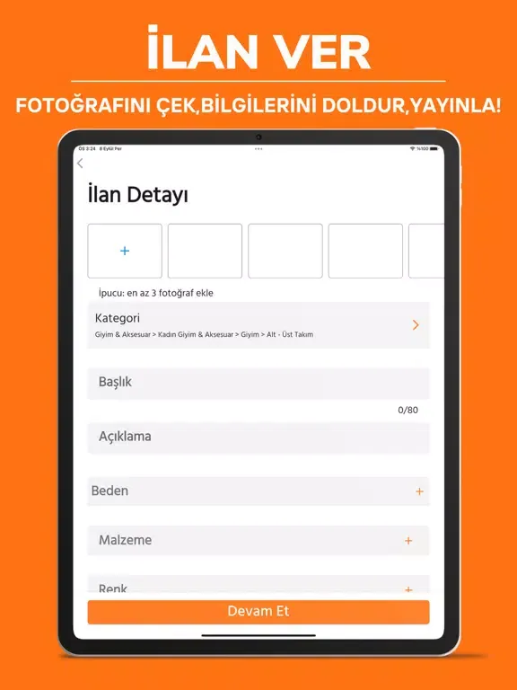 spoToptan - Toptan İlanlar iPad  Screenshots