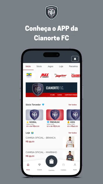 Captures d'écran de Cianorte FC