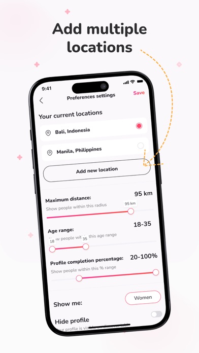Tangkapan skrin Slide: Dating Real People