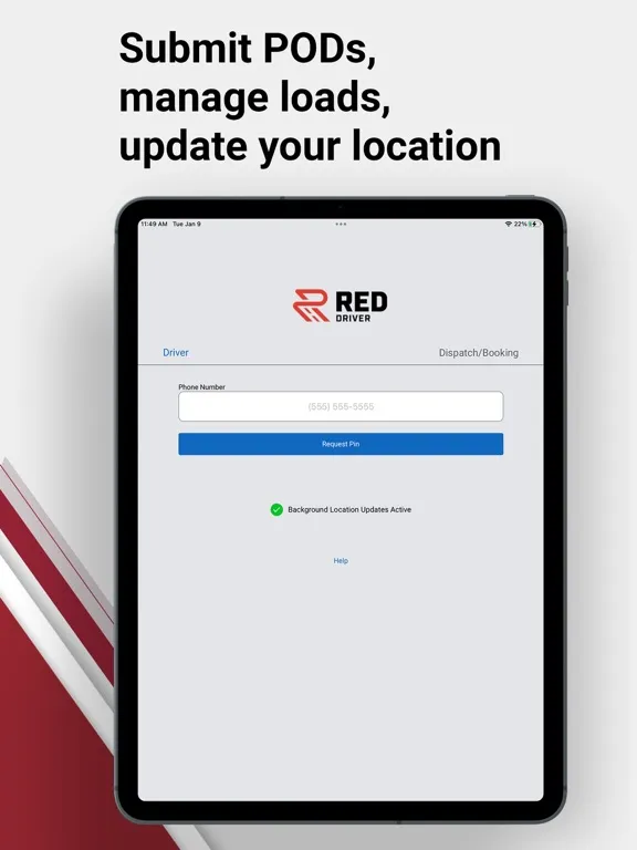 MySpot Driver iPad  Screenshots