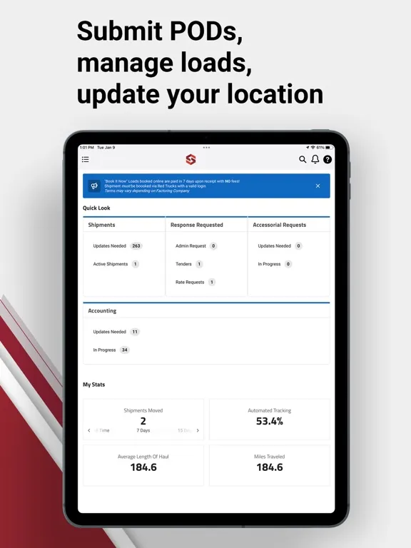 MySpot Driver iPad  Screenshots