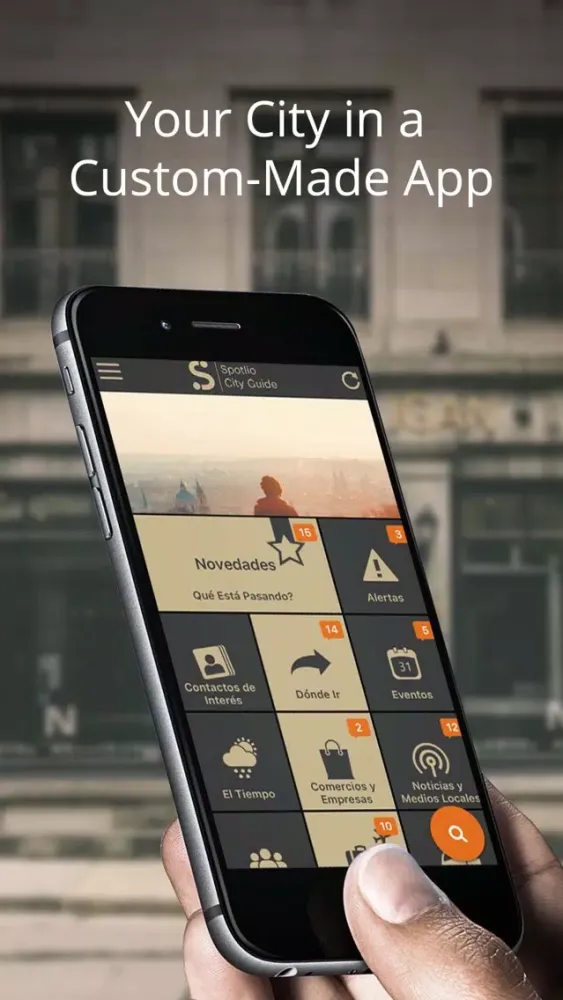 Captures d'écran de Spotlio City Guide