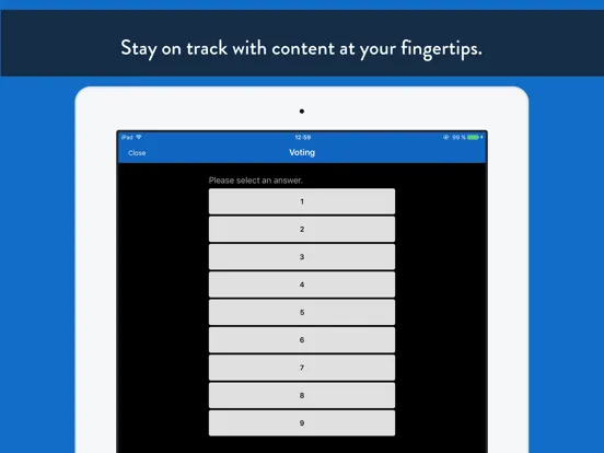 ภาพหน้าจอของ Amgen Events iPad 