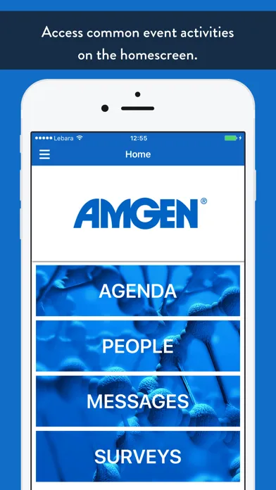 ภาพหน้าจอของ Amgen Events