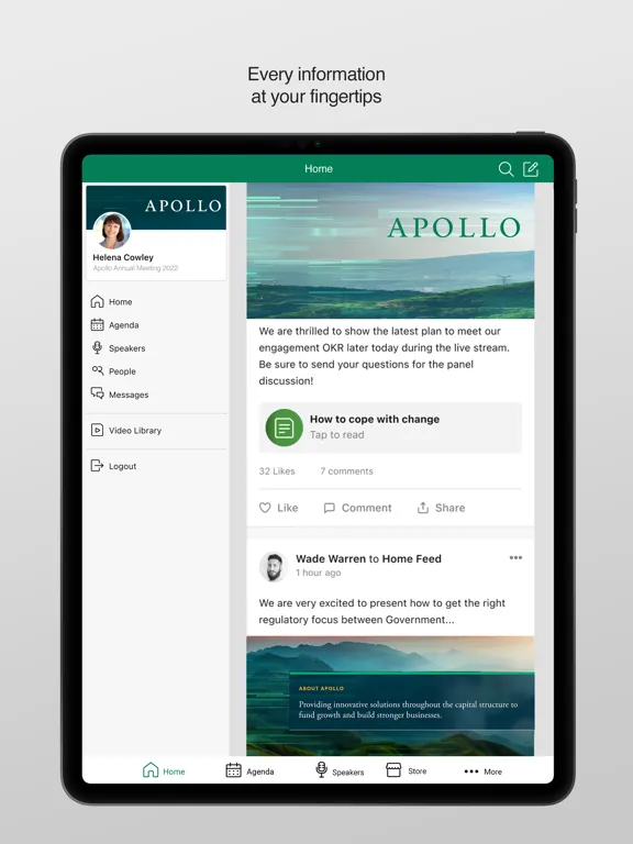 2022 Apollo Annual Meeting iPad  স্ক্রিনশট