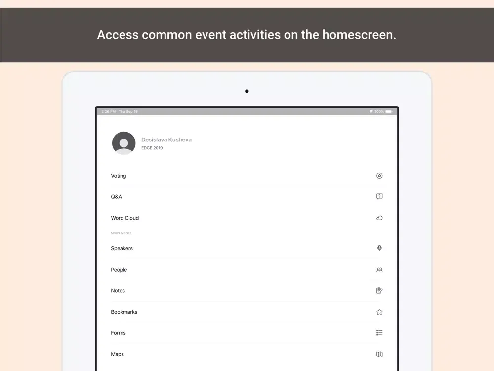 تصاویر ATA Conferences iPad 