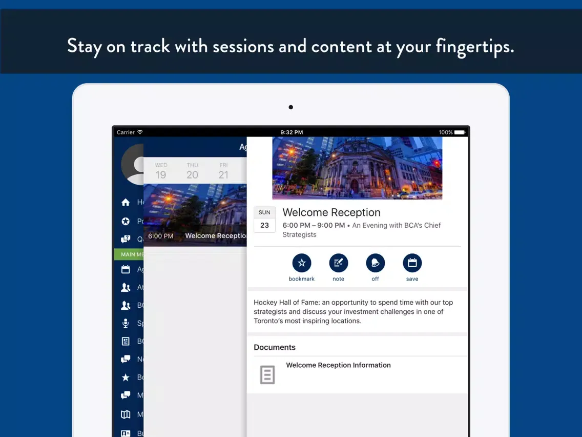 تصاویر BCA Investment Conference iPad 