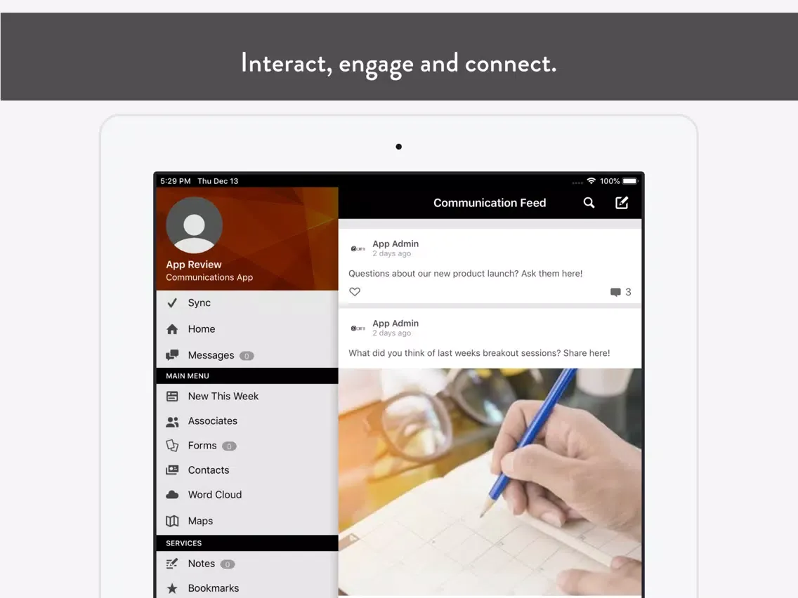 @comm iPad  স্ক্রিনশট