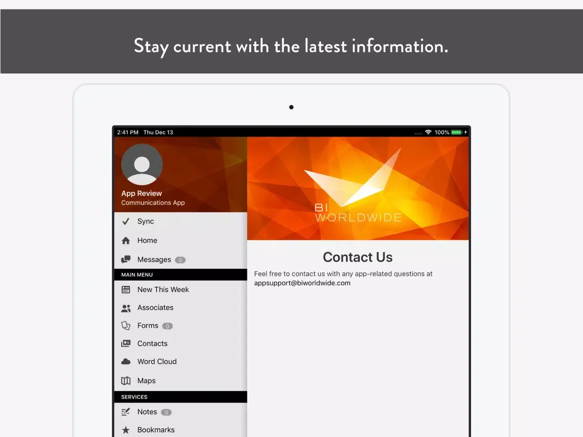 @comm iPad  স্ক্রিনশট