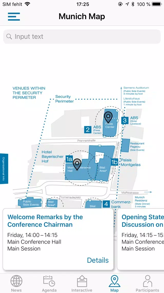 Munich Security Conference Screenshots