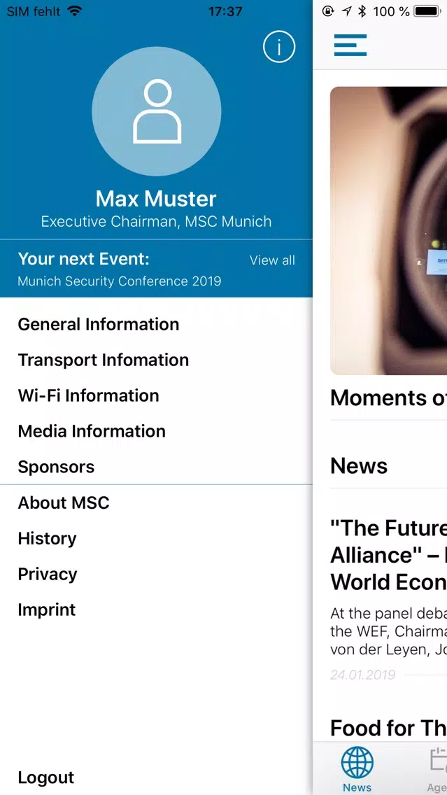 Munich Security Conference Screenshots