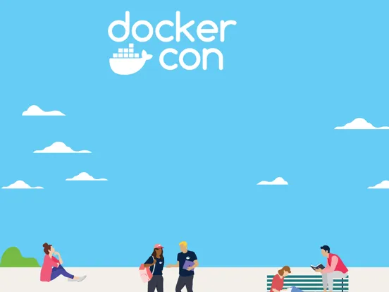 ภาพหน้าจอของ DockerCon iPad 