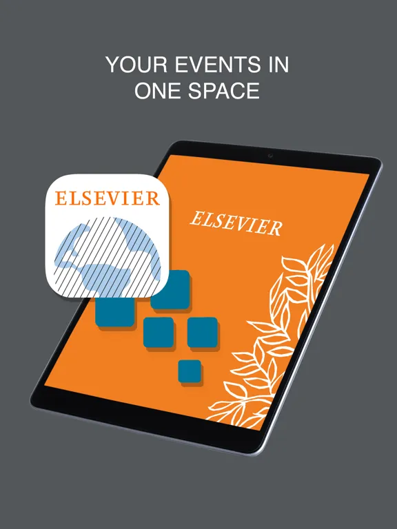 ภาพหน้าจอของ Elsevier Events iPad 
