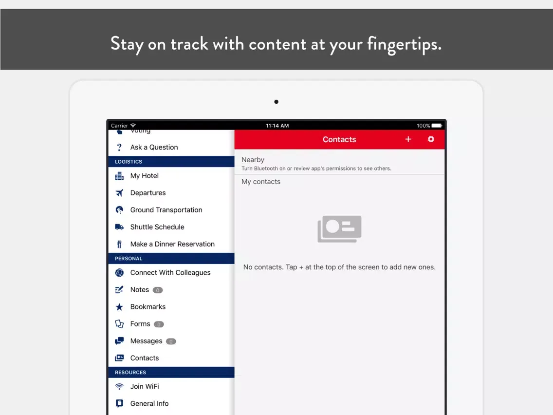 Screenshot di Equinix Mobile Event App iPad 