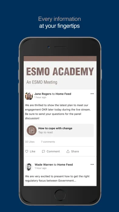 ESMO Academy スクリーンショット