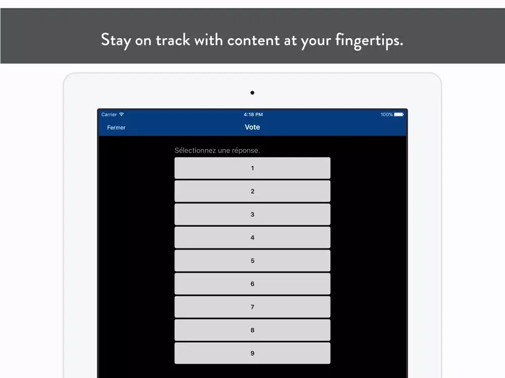 صور Fintro Events iPad 
