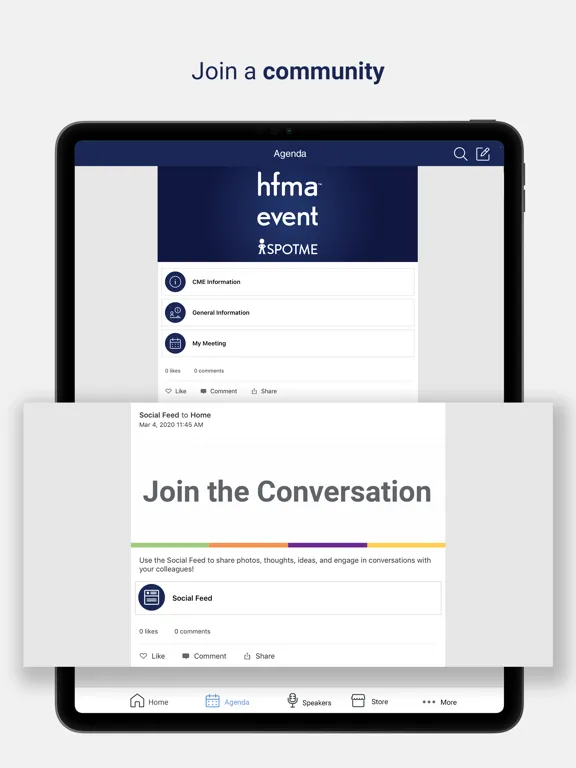 صور HFMA SpotMe Events iPad 