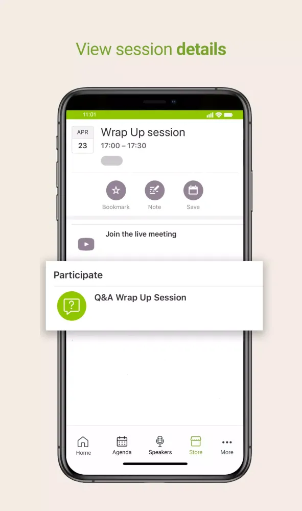 Ảnh chụp màn hình của Quest Diagnostics Events