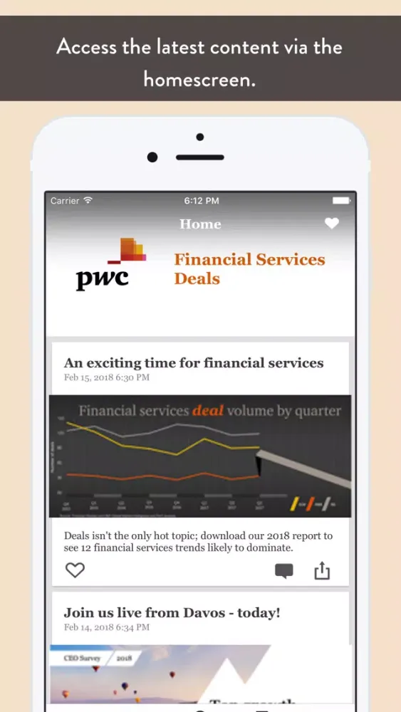 Tangkapan layar PwC Financial Service Deals 2
