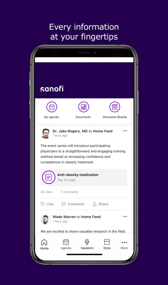 Sanofi Events & Congresses Ekran Görüntüleri