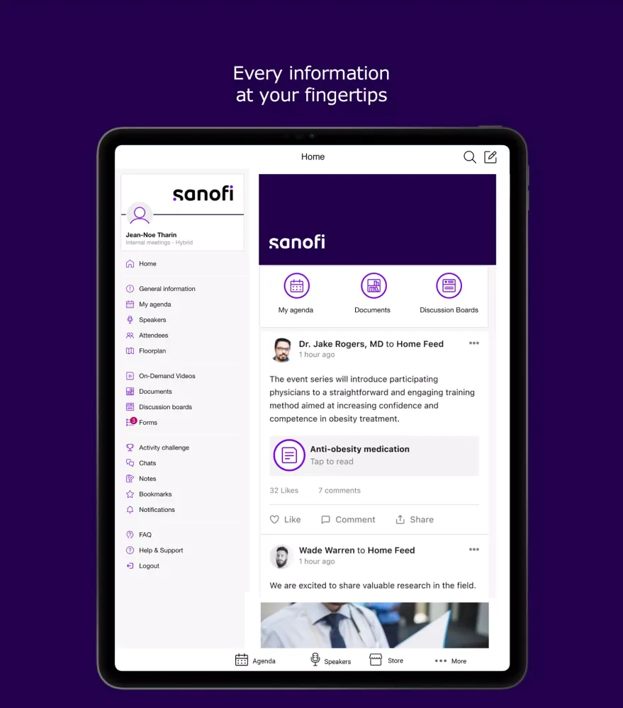Sanofi Events & Congresses Ekran Görüntüleri